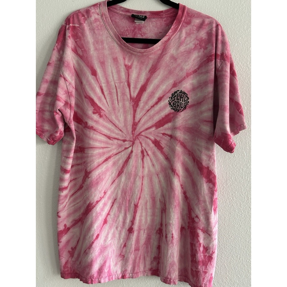 Skateboard Graphic T-Shirt SLIME BALLS NHS Pink Tie Dye XL 90s Style - Picture 2 of 10